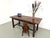 A solid pine workbench, likely from an architect's studio or technical office dating from the 1950s or 60s. The tabletop,...