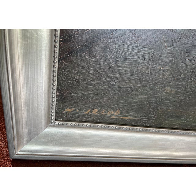 1990s Ballerina Dancers Degas Style Original Oil Painting, Framed For Sale - Image 10 of 17