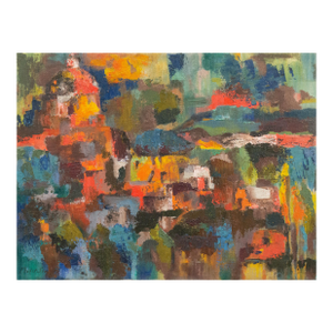 'Iglesia San Antonio' by Pieter Smoor, 1966, Bay Area Abstraction, Mendocino Art Center, San Diego