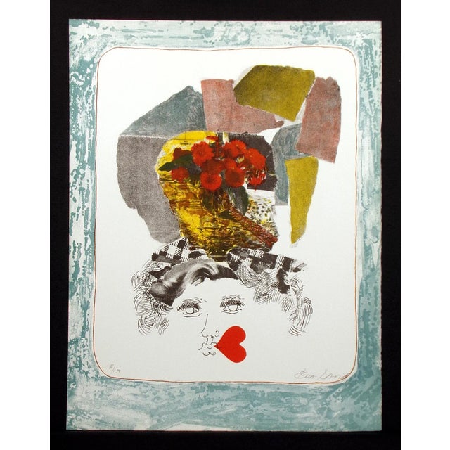 Mint condition lithograph print by Eva David. Hand signed and numbered by the artist. Edition size is 150, your number may...