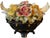 Ceramic Vintage Italian Capodimonte Porcelain Floral Centerpiece With Doves For Sale - Image 7 of 10