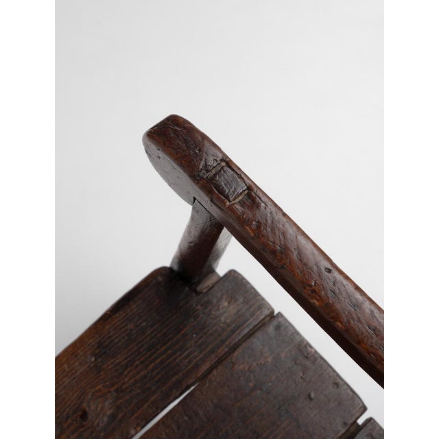 French Provincial Oak Armchair, 18th Century For Sale - Image 11 of 14