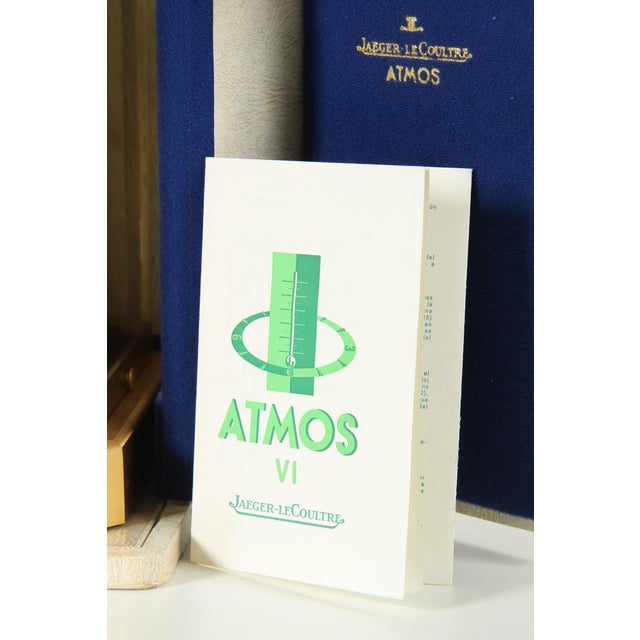 Atmos Clock with Box and Documents by Jaeger Lecoultre, 1963 For Sale - Image 15 of 18