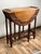 Antique English Oak Carved Gateleg Occasional Table C. Late 19th Century For Sale - Image 4 of 10