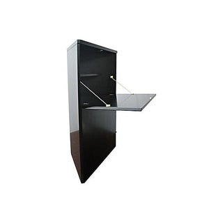 Contemporary Drop-Front Corner Bar For Sale