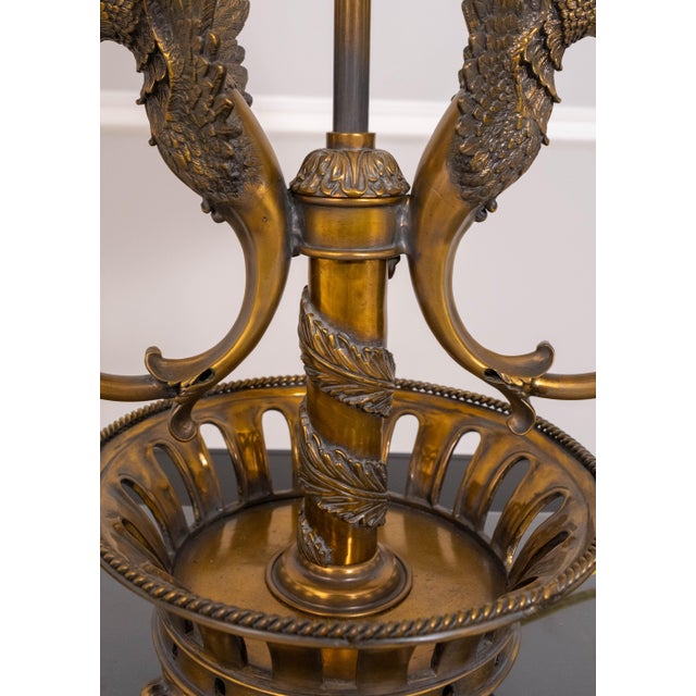 1990s Maitland Smith French Empire French Bouillotte Lamp For Sale - Image 15 of 18