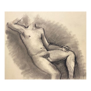 Ron Yrabedra Reclining Male Nude For Sale
