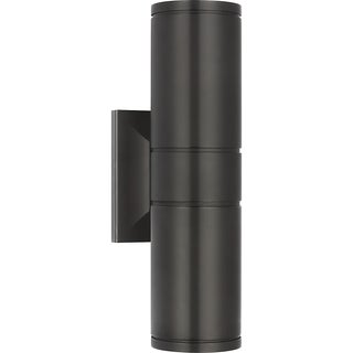 Chapman & Myers for Visual Comfort Signature Provo 14" Canister Light in Matte Black For Sale