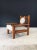 Wood Brutalist Square Oak Lounge Chair, Belgium, 1950s For Sale - Image 7 of 18