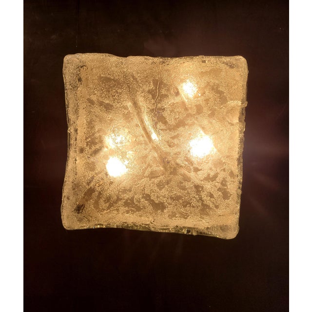 Large Murano Glass Ghiaccio Wall Light from Maestri Di Murano, Italy, 1970s For Sale - Image 15 of 15