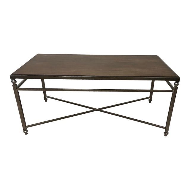 Late 20th Century Milling Road for Baker Furniture Industrial Style Coffee Table For Sale