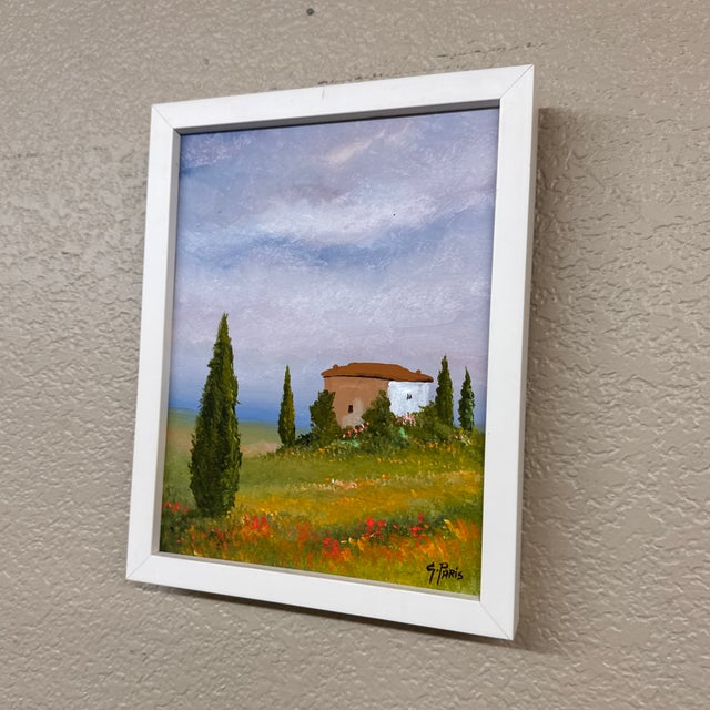 Impressionist Vintage G. Paris Provence Oil Painting, Signed For Sale - Image 3 of 12