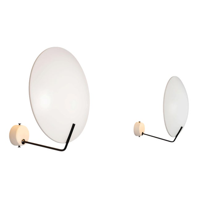 Model 232 Wall Sconces by Bruno Gatta for Stilnovo, Italy, 1954, Set of 2 For Sale