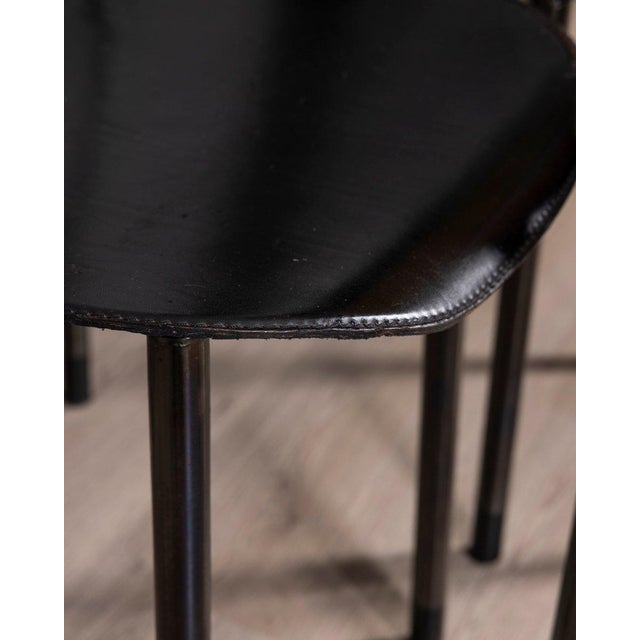 Black Mod. Irma Chairs by Achille Castiglioni for Zanotta, 1970s, Set of 6 For Sale - Image 8 of 12