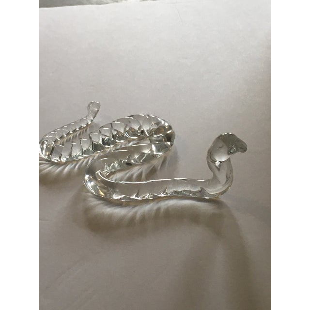 1970s Hand Blown Glass Snake For Sale In Miami - Image 6 of 11