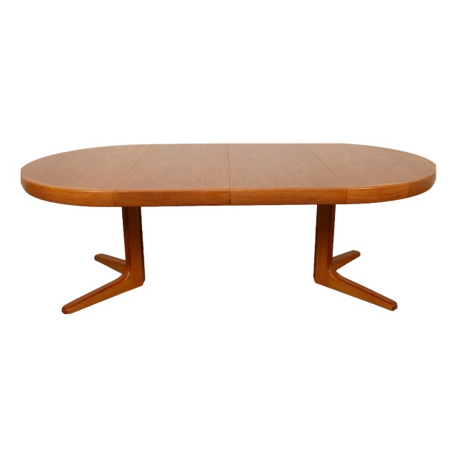 Vintage Teak Dining Table, 1950s For Sale