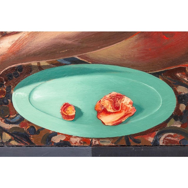 James Stephens - Picnic, 1988 Oil on Canvas Contemporary Figurative Surrealism For Sale In Detroit - Image 6 of 10