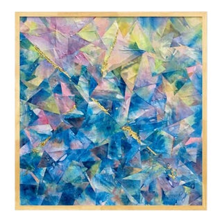 "Spring Dalliance" Original Abstract Collage For Sale