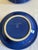 Vintage Emile Henry France Cobalt Blue Ribbed Salad Plates, Set of 11 For Sale - Image 10 of 10