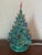 Mid 20th Century Vintage Ceramic Lighted Table Top Christmas Tree For Sale - Image 5 of 8