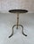 Metal Spanish Gilt-Iron Drinks Table, Tripod Base, Mid-Century Modern Design For Sale - Image 7 of 14