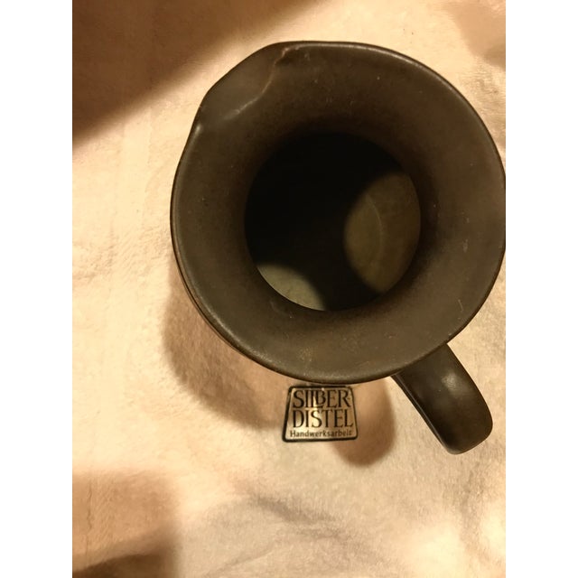 Ceramic Mid Century Modern German Ceramic Pottery Vase by Silberdistel For Sale - Image 7 of 9