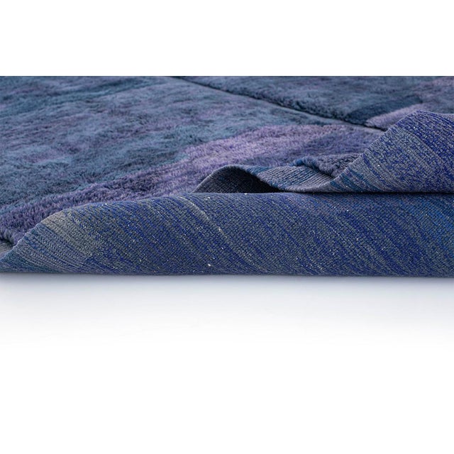 Premium Hand-Knotted Moroccan Wool Rug | 11'3" X 8'7" | One of a Kind For Sale - Image 6 of 8