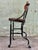 Black Rare Antique Early DoMore Industrial Rolling Metal Plywood Work Chair Stool For Sale - Image 8 of 12