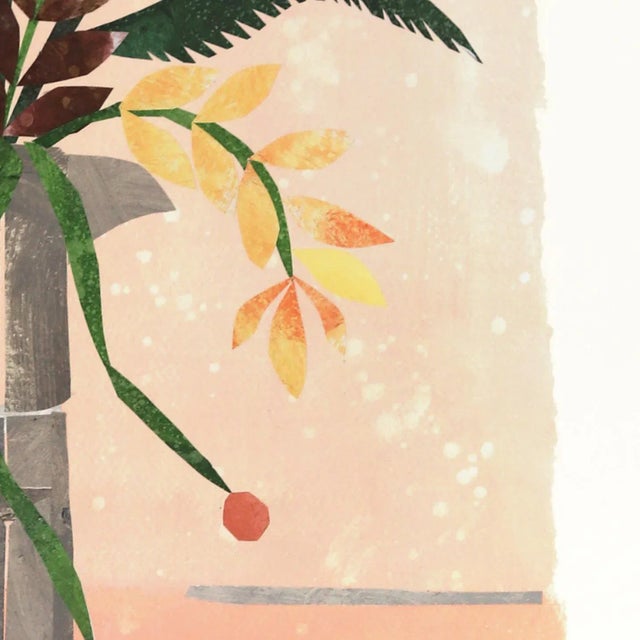 American American Espresso - Collage Floral Whimsical Still Life Original Artwork by Maria C Bernhardsson For Sale - Image 3 of 5