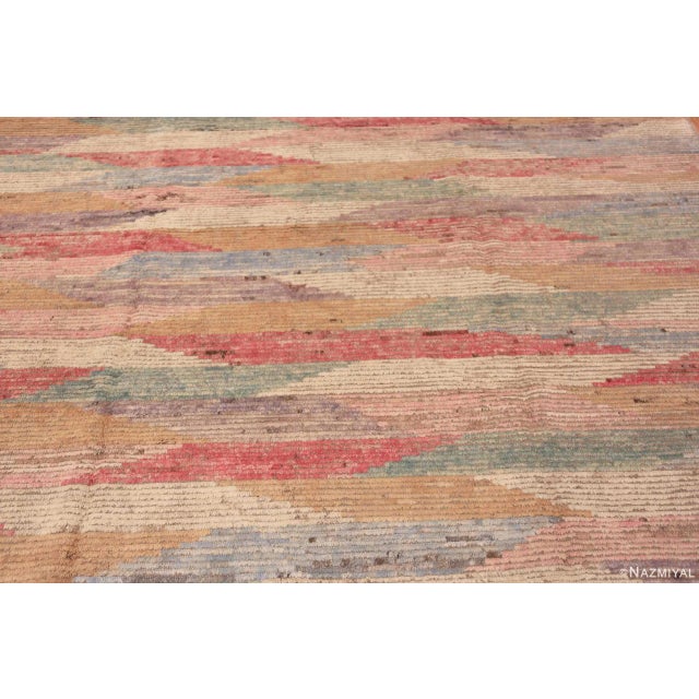 Artistic Colorful Modern Abstract Contemporary Room Size Area Rug For Sale In New York - Image 6 of 8