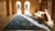 Attractive Blue-Cerulean Figurative Style and Chinoiserie Pattern Antique Chinese Peking Rug For Sale - Image 15 of 15