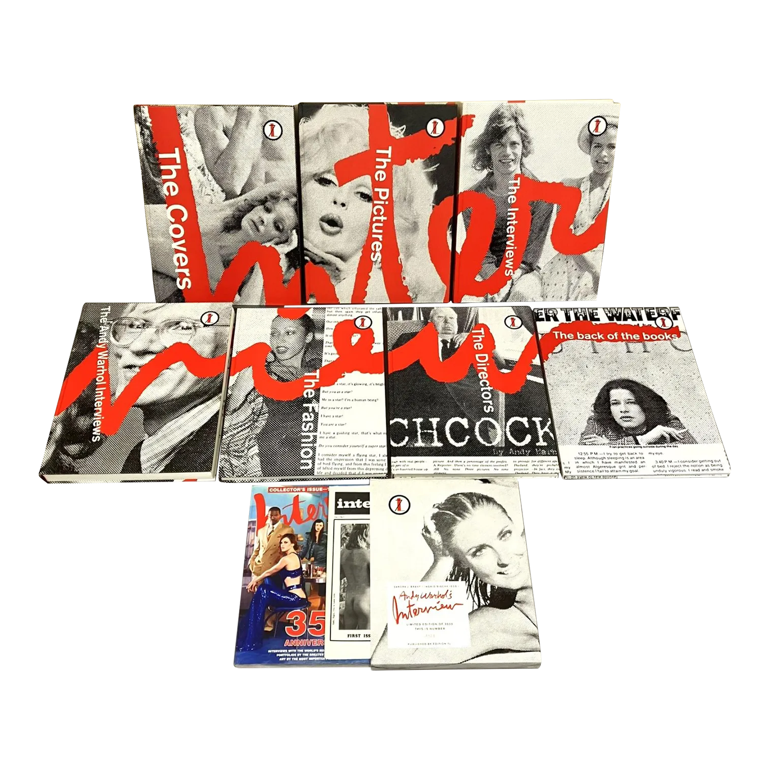 Andy Warhol's Interview Limited First Edition Complete Set in a