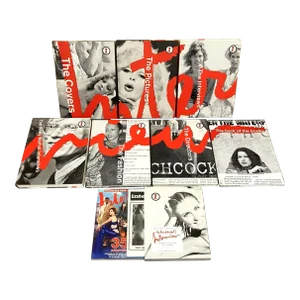Andy Warhol's Interview Limited First Edition Complete Set in a Wooden Suitcase - 8 Volumes