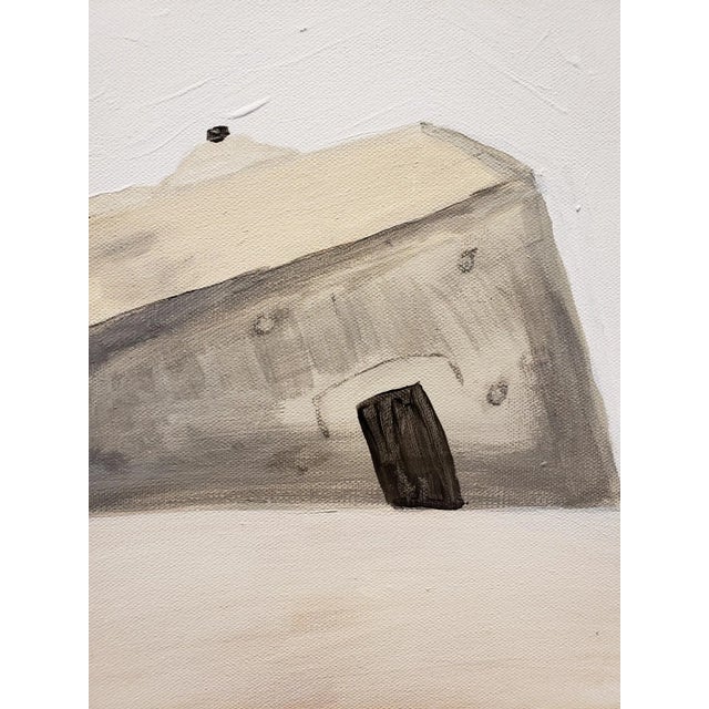 Lionel Lamy Contemporary Painting of Beach Bunker Ruin by Lionel Lamy For Sale - Image 4 of 6
