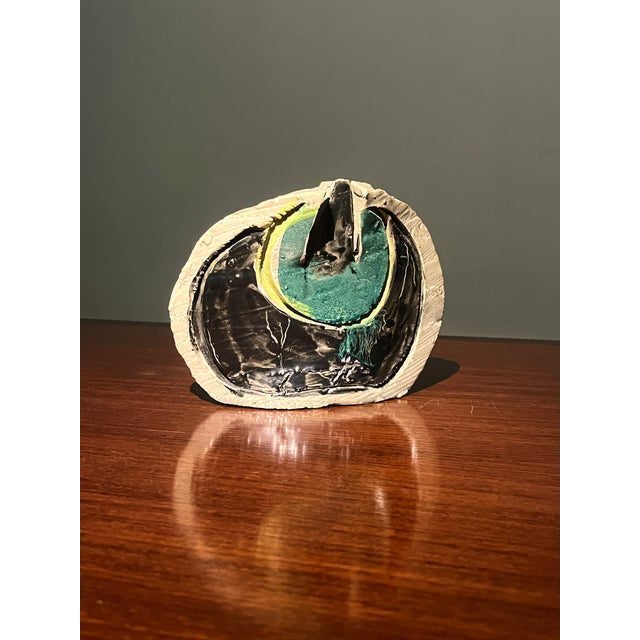 Ceramic Informal Glazed Ceramic Vase by Adriano Tuninetto For Sale - Image 7 of 11