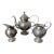 Early 20th Century Chinese Export Silver Tea or Coffee Service by ZeeSung - 3 pcs For Sale