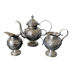 Early 20th Century Chinese Export Silver Tea or Coffee Service by ZeeSung - 3 pcs