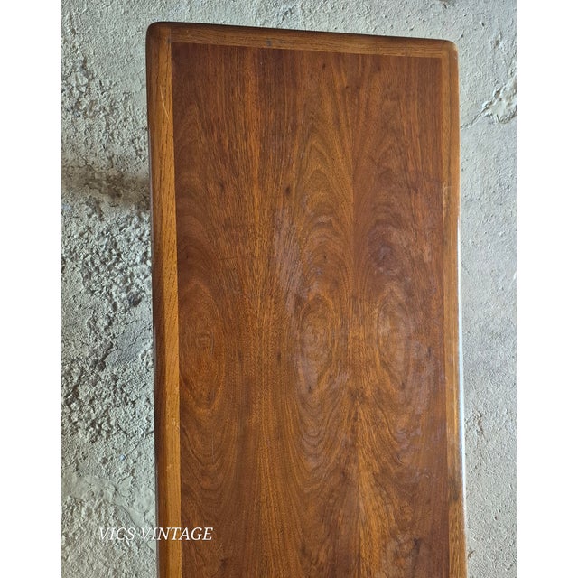 1960s Lane Perception Mid Century Modern Walnut Coffee Table C. 1960 For Sale - Image 5 of 10