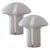 Split Mushroom Glass Table Lamps attributed to Vistosi, Murano, 1970s, Set of 2 For Sale - Image 14 of 14