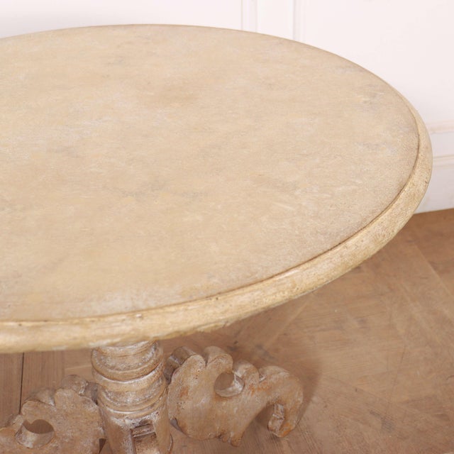 Swedish Painted Lamp Table For Sale - Image 7 of 9