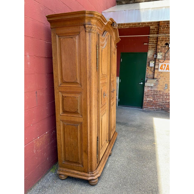 18th Century Large Impressive French Oak Armoire For Sale - Image 5 of 13