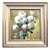 Gold Framed Floral White Flowers Peonies Bouquet Original Painting by Valeriya Serova For Sale - Image 8 of 14