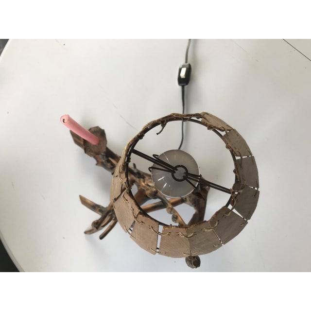 Table Lamp in Tree Root, 1970s For Sale - Image 14 of 18