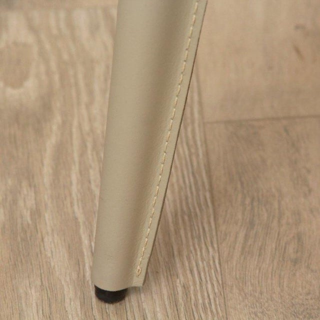 Beige Set of 3 Italian Frag Bottega Leather Chairs From Design Within Reach For Sale - Image 8 of 11