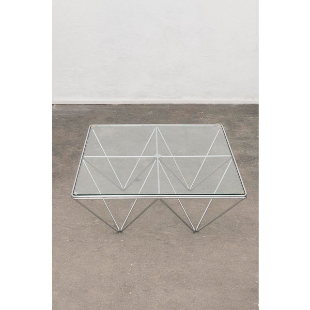 Paolo Piva Glass and Chrome Coffee Table by Paolo Piva for B&B Italia, 1980s For Sale - Image 4 of 7