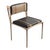 Metal "Devonshire" Chair With Bronze and Tailor Made Leather For Sale - Image 7 of 11