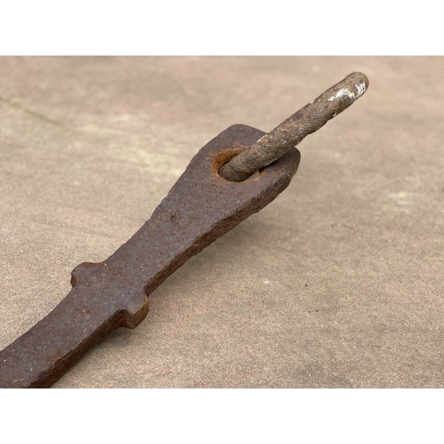 XXL France Marine Boat Anchor, 1900s For Sale - Image 6 of 12