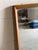 Mid Century Modern Maple Mirror in Style of Heywood Wakefield Large Frame For Sale - Image 4 of 10