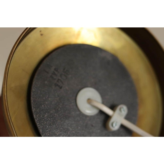 Swedish Brass Bobbin Table Lamp For Sale - Image 13 of 14