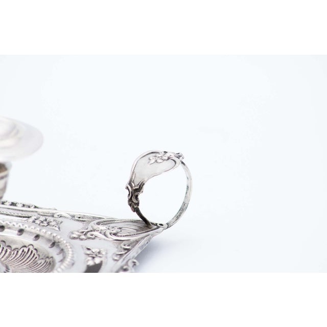 Embossed and Cut Silver Paddle, in Very Good conditions. Designed 1890 to 1919 This piece has an attribution mark, I am...